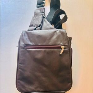 Travelon Brown Leather Men's Bag